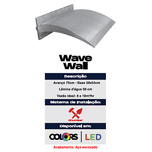 Cascata Para Piscina Seffer Inox Wave - Inox 316