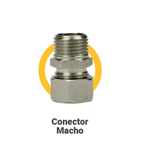 Conector Macho 26mm x 3/4" Móvel Termomax