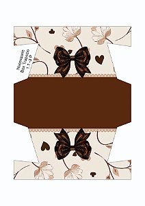PAINEL NECESSARIE BOX TRAPEZIO 1.1 - 3 MARROM
