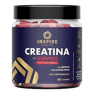 Creatina Gummies Monohidratada 60 gomas Inspire Nutrition