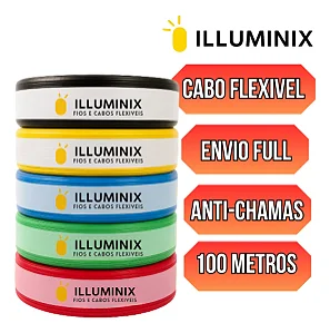 Cabo Flexivel 2,5mm Rolo Com 100 Metros 750v Fio Unipolar