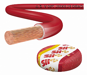 Cabo Elétrico SIL Flexível de 2.5mm por 100 Metros, Azul,Verde Vermelho,Amarelo,Preto,Branco