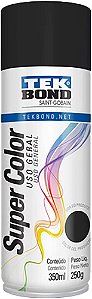 Tinta Aerossol Preto Fosco Uso Geral 350ml/250g Marca: TEK BOND