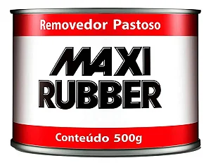 Removedor De Tinta Pastoso Maxi Rubber 500g Pasta Removedo