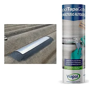 Fita Autoadesiva Alumínio 45x10m Viapol Tapa Goteira
