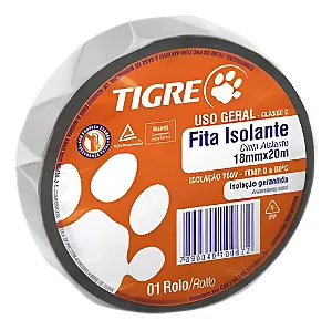 Fita Isolante Tigre Uso Geral 18mmx10