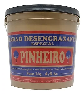 Desengraxante Pasta Limpeza Pinheiro 4,5kg Mecânicos e Metalúrgicos