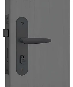 Fechadura Externa Preto Fosco 804/33 Stam