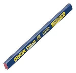 Lápis Carpinteiro Irwin Azul Pedreiro Obra Com 1 Unidade