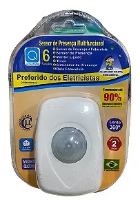 Sensor De Iluminação Com Sensor De Presença E Fotocélula