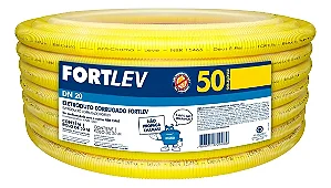 Conduíte Amarelo 20mm 50 Metros Fortlev