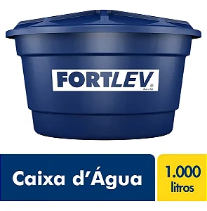 Caixa D'água Fortlev 1000l Azul Vertical