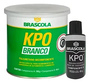 Adesivo Brascoved Kpo 380g Cola Brascola Adesivo Selante Cor Branco