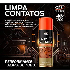 Limpa Contato Eletrico Alta Performance 209g 300ml Orbi