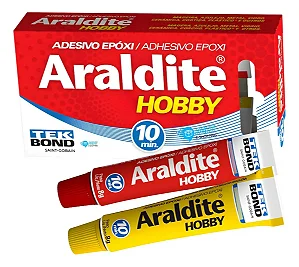 Araldite Hobby Cola Epóxi 10 Minutos 16 Gramas Tek Bond