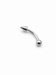 Barbell curvo spike e esfera 8mm
