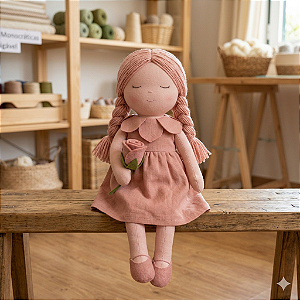 Boneca Pétala | Coleção Sentimentos Monocromáticos