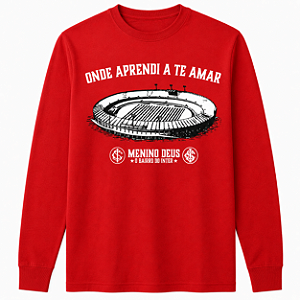 CAMISA MANGA LONGA - ONDE APRENDI A TE AMAR