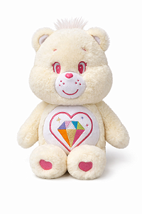 PELUCIA URSINHOS CARINHOSOS 30 CM CORAÇÃO BRILHANTE MINISO