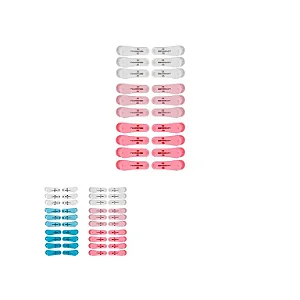 PRENDEDOR DE ROUPA COLORIDOS (20 UNIDADES, AZUL/ROSA) MINISO