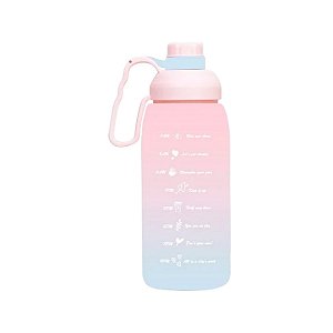 GARRAFA PLÁSTICA GRANDE CAPACIDADE MACARON FANTASY (1800ML)