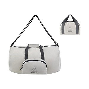 BOLSA DE VIAGEM DOBRÁVEL - SÉRIE MINISO GO (BEGE)
