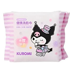 LENÇOS SECOS KUROMI SANRIO MINISO 25 LENÇOS