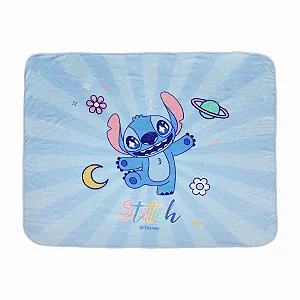 Cobertor Naninha Infantil Disney 127x152 Cm Miniso Stitch