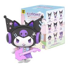 Bonecos Kuromi Sanrio Coleção Diario Escolar Top Toy