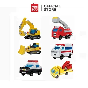 BLOCOS DE MONTAR 6 MODELOS MINISO TOYS