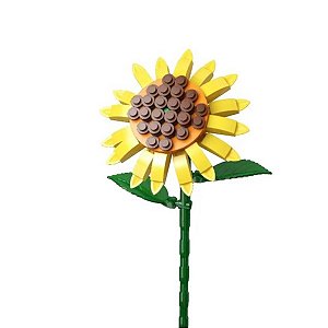 BLOCOS DE MONTAR FLORES GIRASSOL 151 PÇS MINISO TOYS
