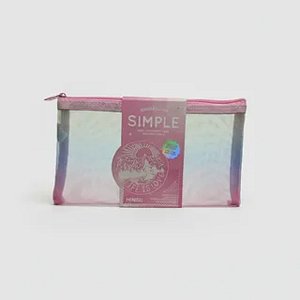 Estojo de Malha Miniso Mesh Resistente Estiloso A6 Gradiente