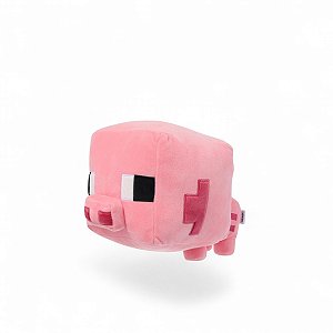 Pelúcia Porco Minecraft Oficial Fofa Original Miniso