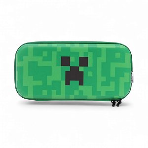 Case Minecraft Verde Estojo Multifuncional Miniso Original