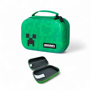 Case Minecraft Creeper Estojo Acessórios Original Miniso