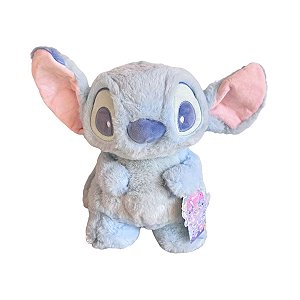 Mochila Infantil Stitch Disney Pelúcia Macia Miniso
