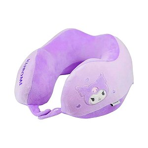 Almofada Travesseiro De Viagem Kuromi Sanrio Miniso