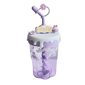 Copo Com Canudo Disney Ufufy Original Fofo Infantil Miniso
