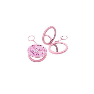 Espelho De Bolso Com Chaveiro Lilo & Stitch Disney Miniso