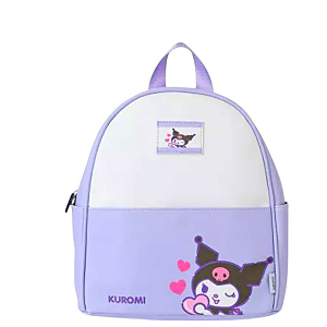MOCHILA INFANTIL KUROMI RESISTENTE ORIGINAL SANRIO MINISO
