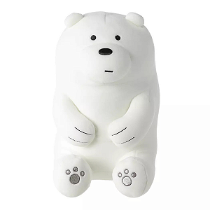 Pelúcia We Bare Bears Urso Polar Macio Original Miniso