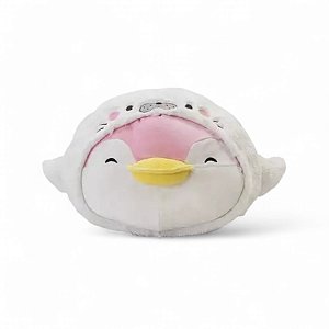 Pelúcia Almofada Travesseiro Fofo Pinguim Oceano Miniso