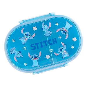 Marmita Bento Box Stitch com Travas e Divisórias Miniso