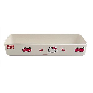 BANDEJA ORGANIZADORA MODELO HELLO KITTY MAÇÃ 25X8,5X4,5CM.