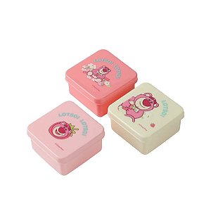 POTE DE PLASTCO COM 3 UNIDADES MODELO DISNEY LOTSO 150ML.