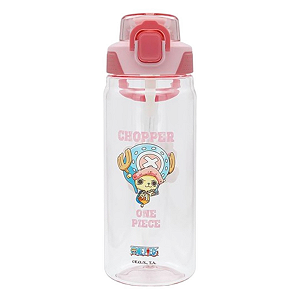Garrafa com Alça e Canudo One Piece Chopper BPA Free Miniso
