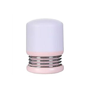 Luminária De Mesa Portátil Led Recarregável Usb Rosa Miniso