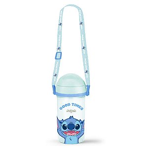 Garrafa Infantil Stitch Com Alça Disney Fofa Original Miniso