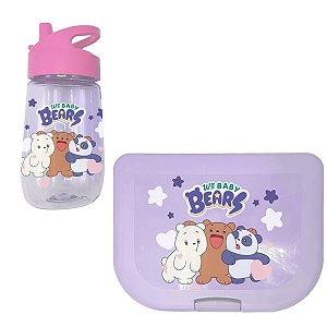 CONJUNTO BENTO BOX WE BABY BEARS MINISO