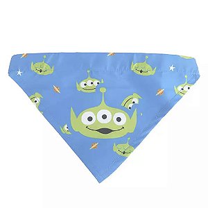 COLEIRA BANDANA PARA SEUS PETS MODELO ALIEN